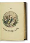 DICKENS, CHARLES. The Posthumous Papers of the Pickwick Club. 2 vols. bound from the parts.  1837.  Extra-illustrated.